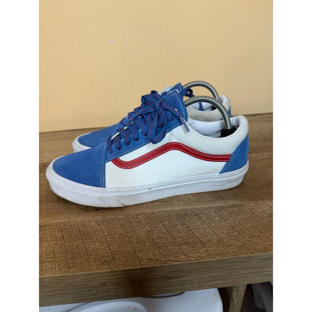 Vans Sport Pop Old Skool Red White & Blue Skate Men’s 9.5 Women’s 11 shoes